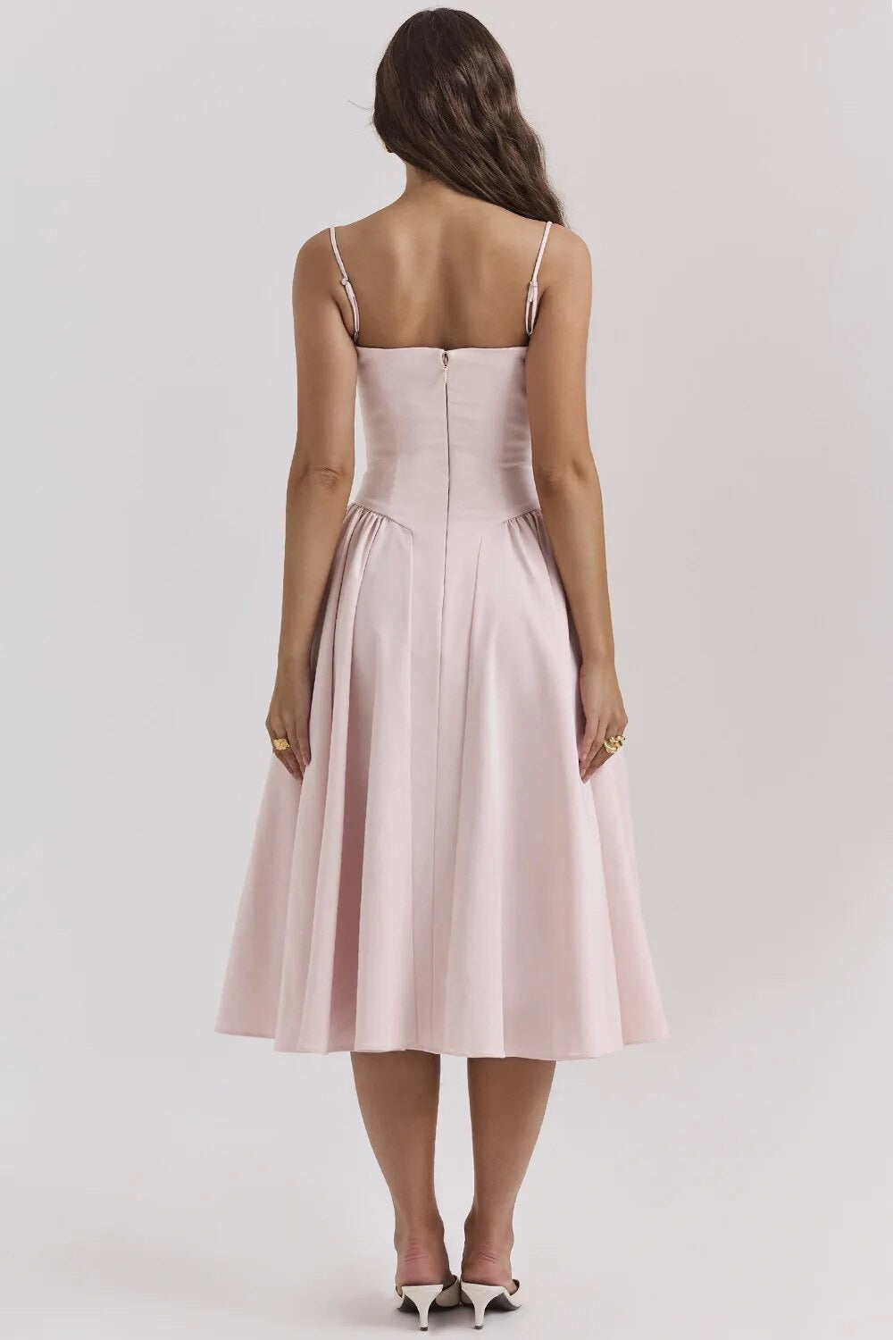 Women's - Midi Dress - Classic Style - Elegant Dress