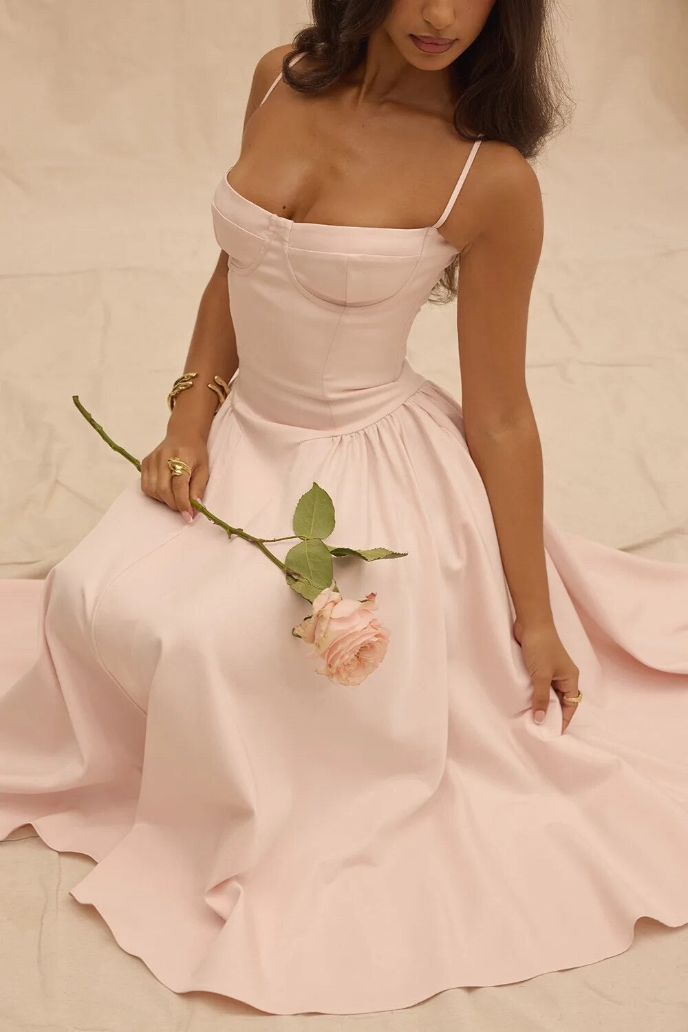 Women's - Midi Dress - Classic Style - Elegant Dress