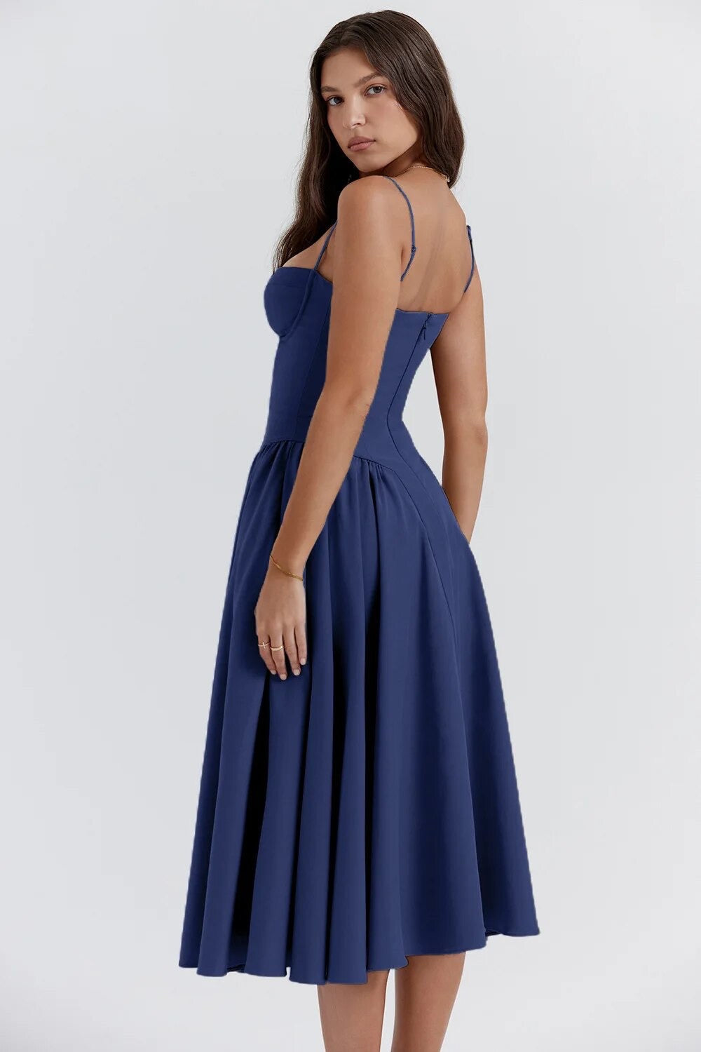 Women's - Midi Dress - Classic Style - Elegant Dress