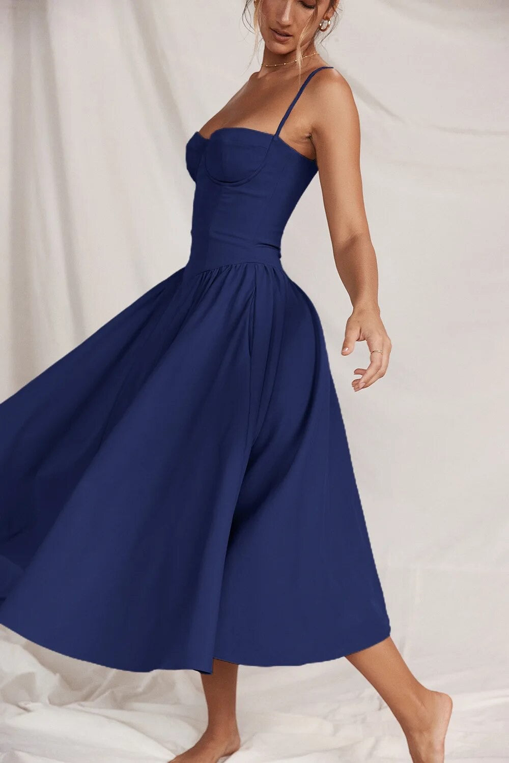 Women's - Midi Dress - Classic Style - Elegant Dress