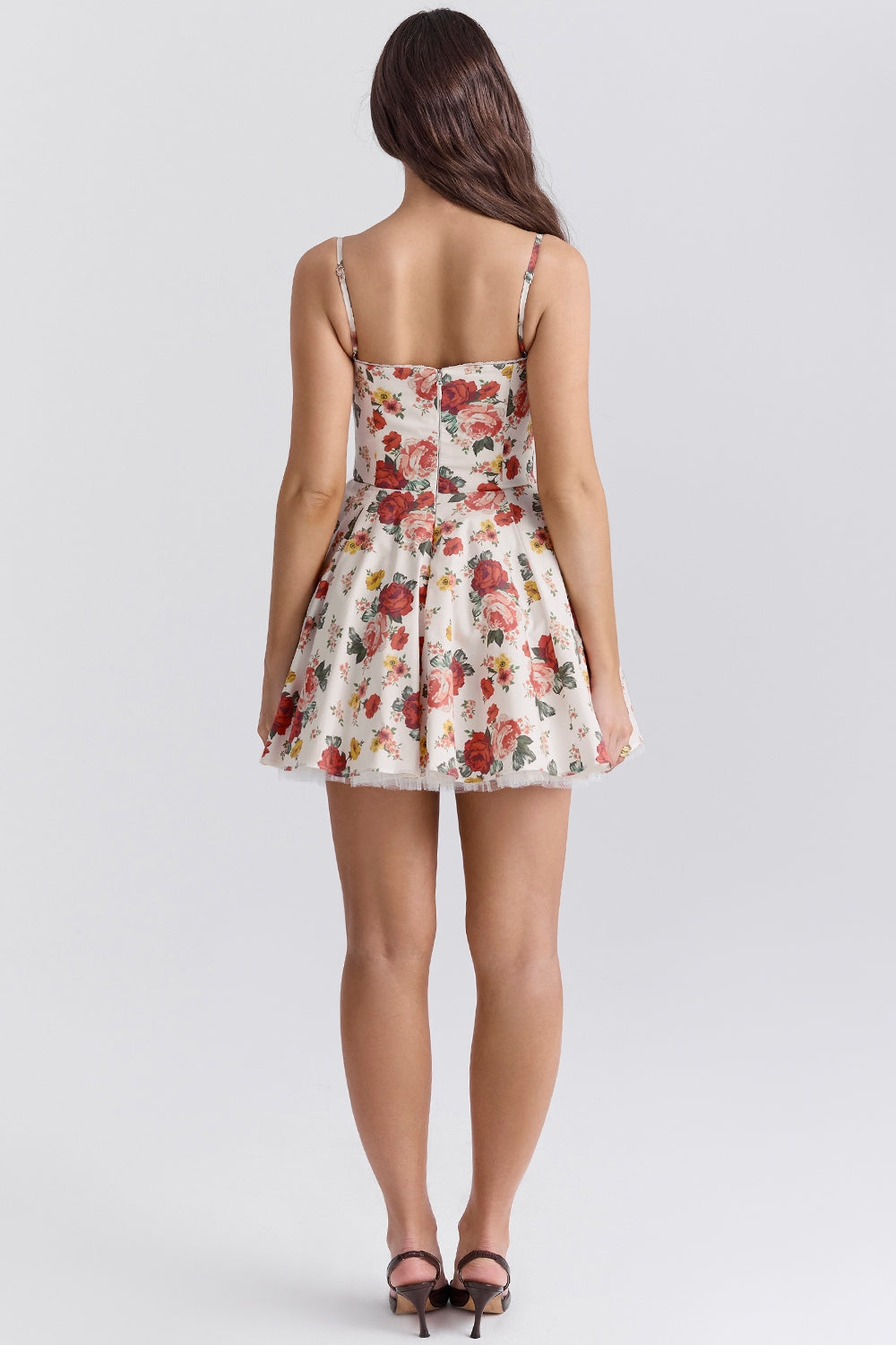 Women's - Mini Dress - Classic Style - Casual Floral Dress