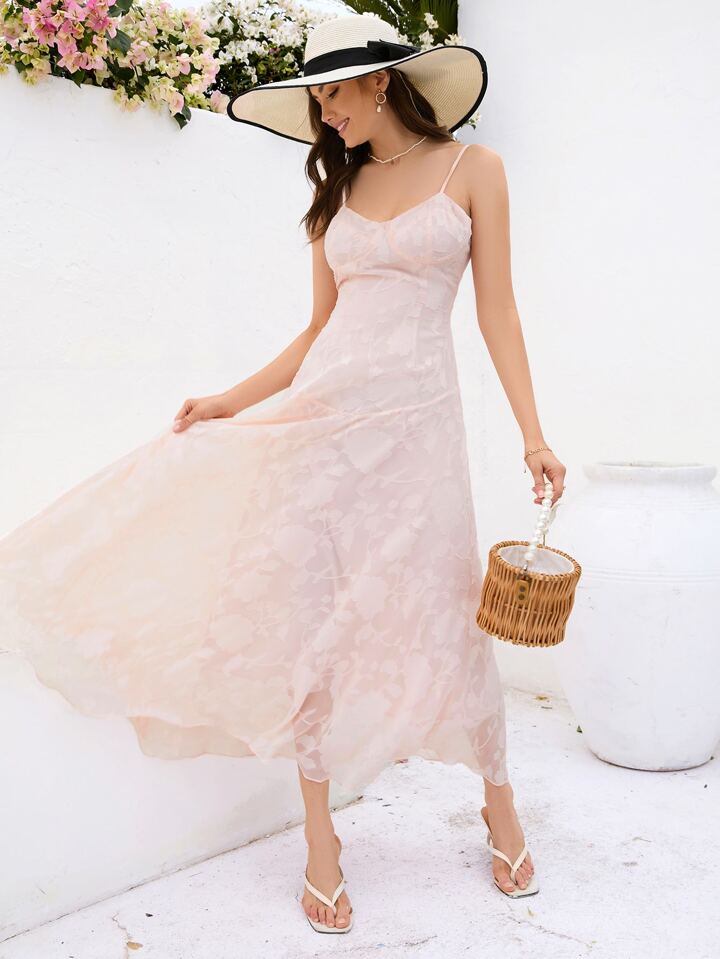 Women's - Maxi Dress - Lace Detail - Elegant Dress