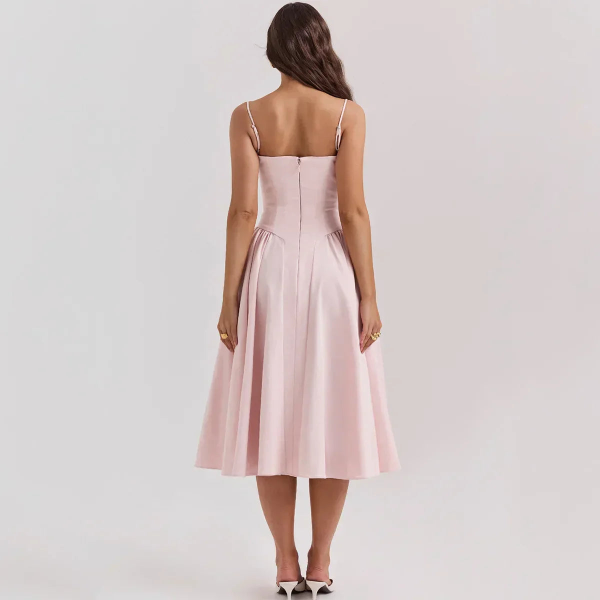 Women's - Midi Dress - Classic Style - Elegant Dress
